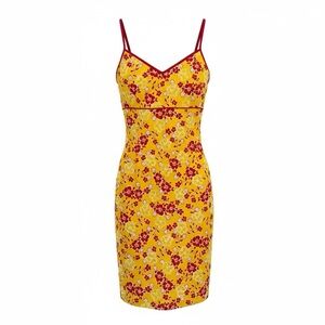 Patagonia Vintage Water Girl Sweatheart Neckline Hawaiian Floral Mini Dress 4